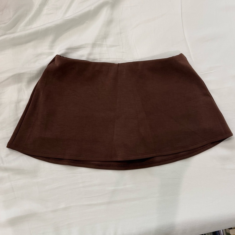 GEEL aria skirt brown